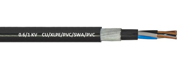 1 KV SWA BS 5467 van Cu Laag Voltagekabel, XLPE-de Industriële Elektrokabel van pvc