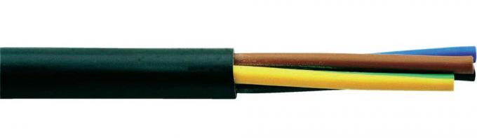 De Koperen geleiderkabel van VDE0282 2Core 0.6mm, H05RR - de Rubber Flexibele Kabel van F