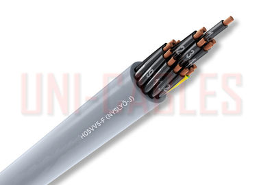 China Pvc Zwarte H05VV5 - F-Kabel van de Grootte de Flexibele Controle 12G1. 0 aan 61G1. 5 Bestand olie leverancier