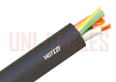 China Flexibele H07ZZ - Kabel van de de Kernmacht van F de Rubber Multi, de Zwarte Lage Vrije Kabel van het Rookhalogeen leverancier