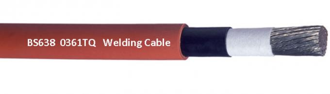 0361TQ/de Rubber Flexibele Kabel van BS638, Hittebestendige Oranje Elektrische het Lassenkabel van 100V